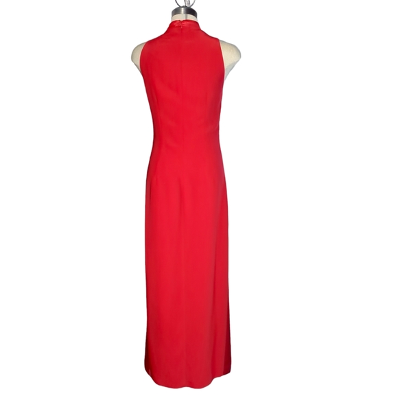 Jhoseff Ribboff  Red Satin Formal Elegant Dress.    Size 10 - Picture 11 of 16